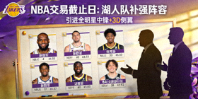 NBA交易截止日湖人队补强阵容新闻配图